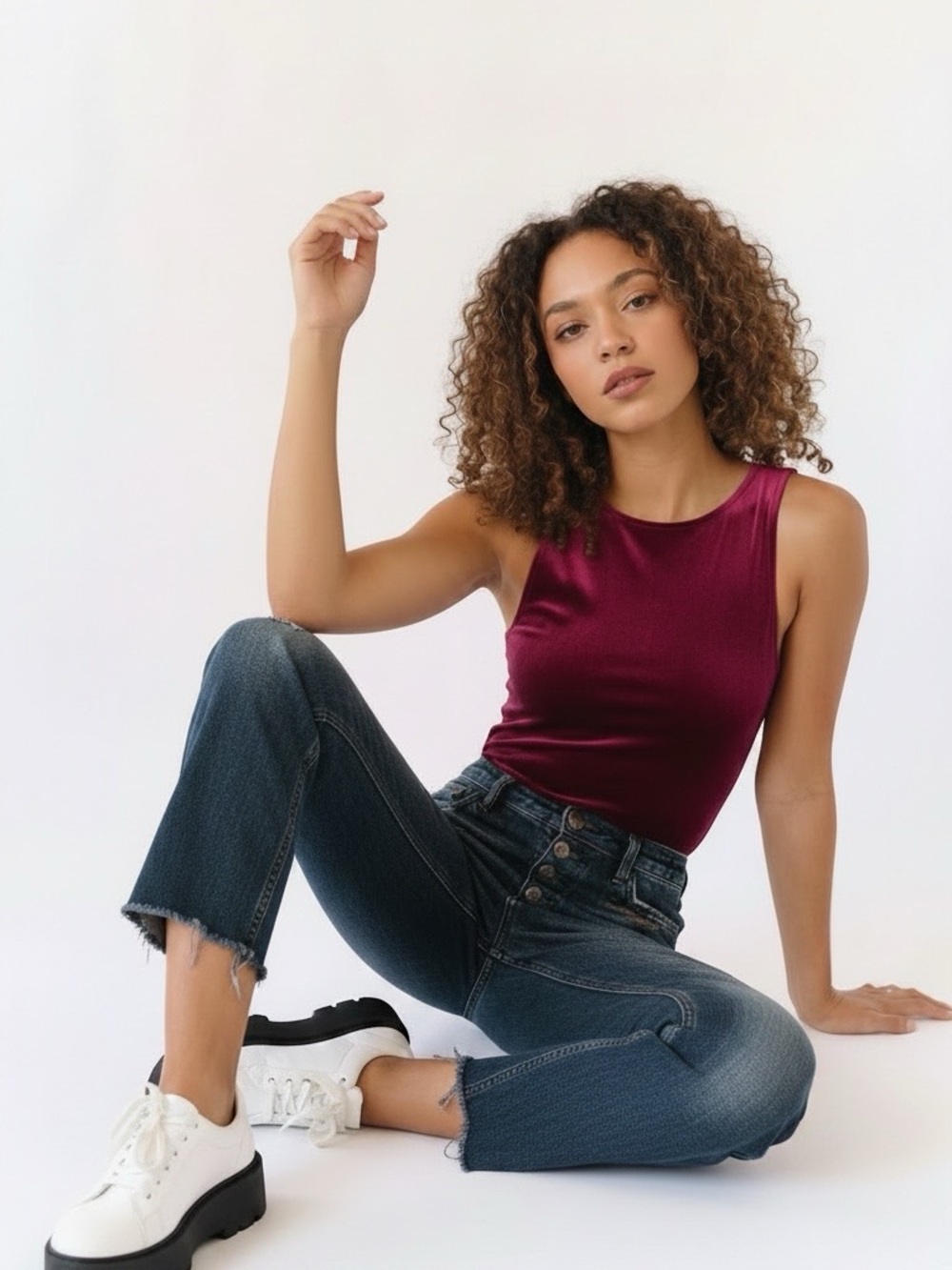 Abercrombie & Fitch Skinny Jeans with Exposed Button Fly